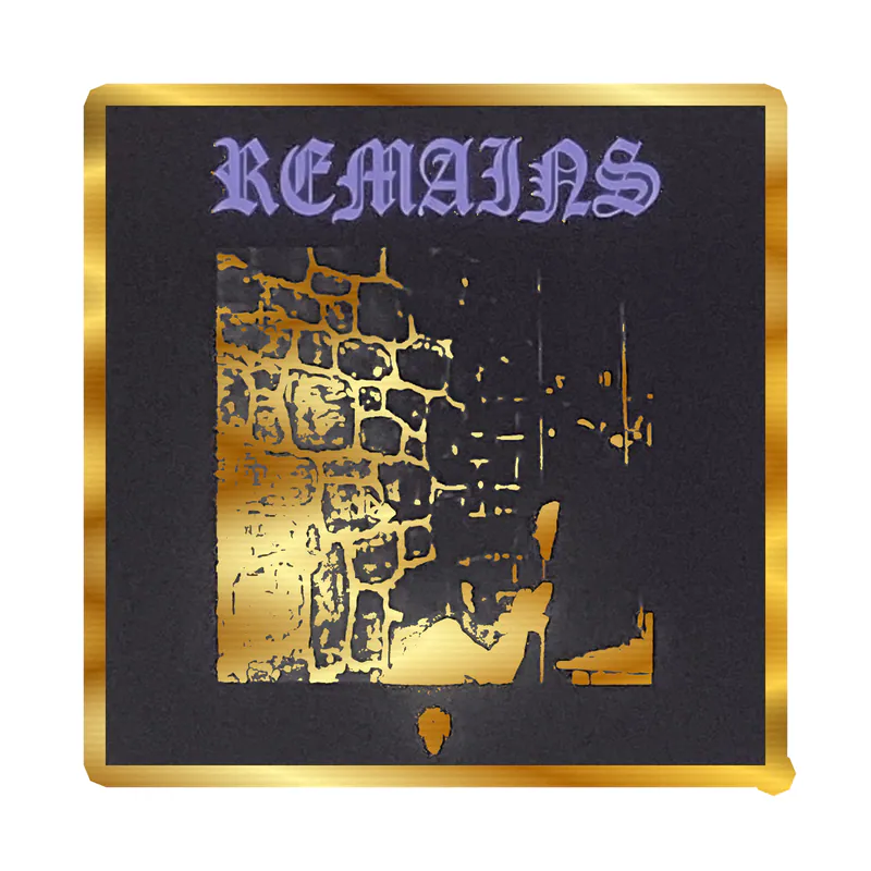 Bones Album Cover Gold Chrome Vinyl Decal - Custom Size