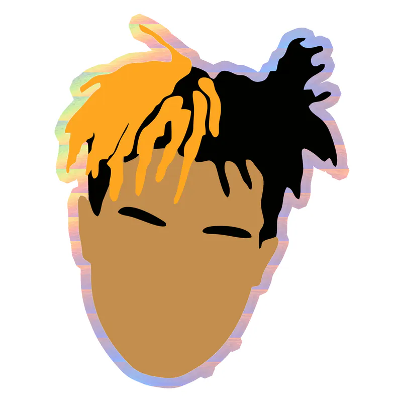 xxxtentacion Holographic Vinyl Decal - Custom Size