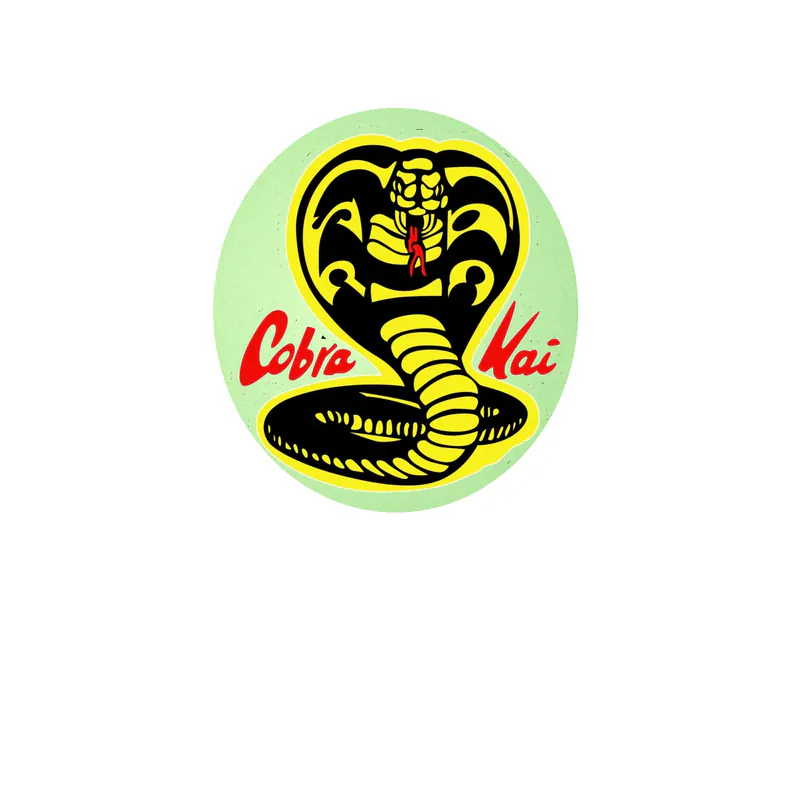 Cobra Kai Glow in the Dark Vinyl Sticker - Custom Size