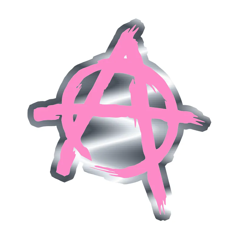 Machine Gun Kelly Silver Chrome Vinyl Decal - Custom Size