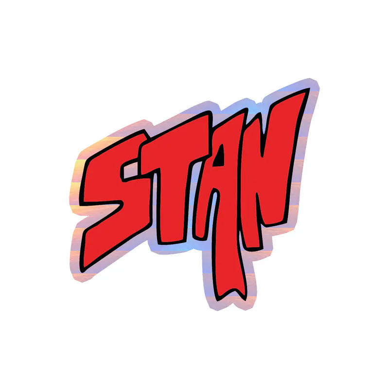 Eminem - STAN - Holographic Vinyl Sticker - Custom Size