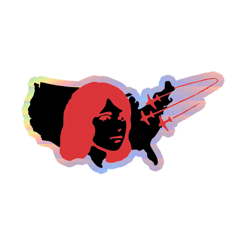Tv Girl - U.S. Tour - Holographic Vinyl Sticker - Custom Size