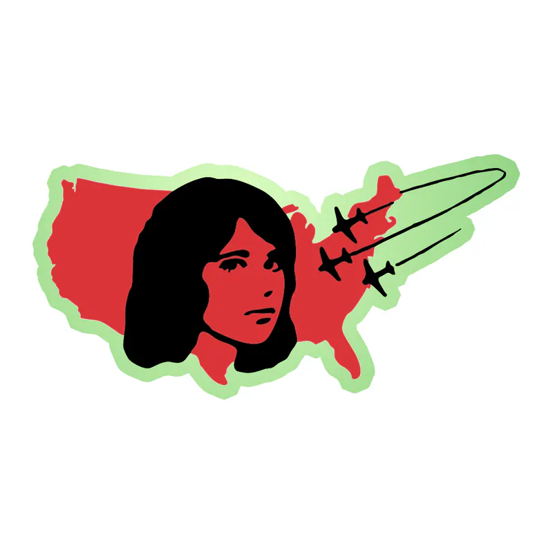 Tv Girl - U.S. Tour 2 - Glow in the Dark Vinyl Sticker - Custom Size