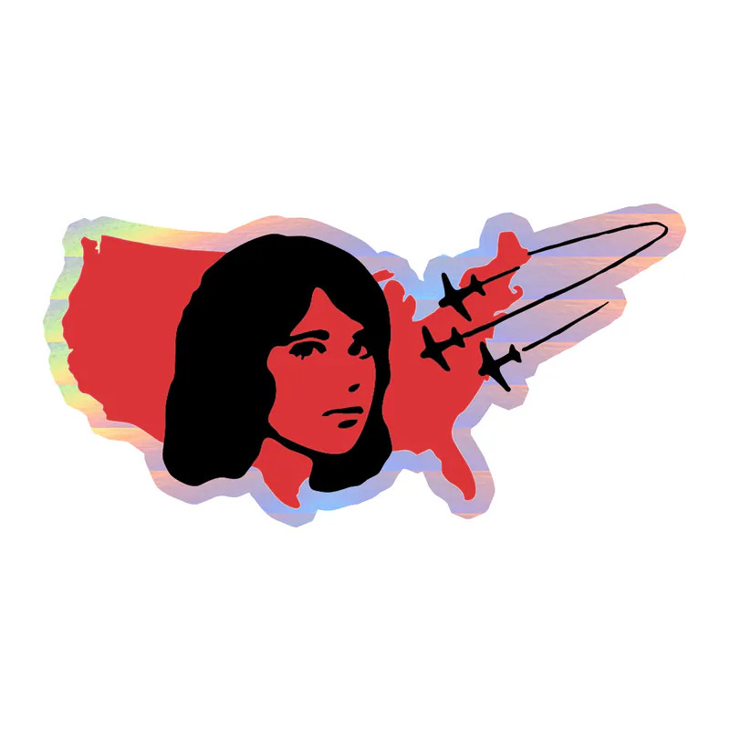 Tv Girl - U.S. Tour 2 - Holographic Vinyl Sticker - Custom Size