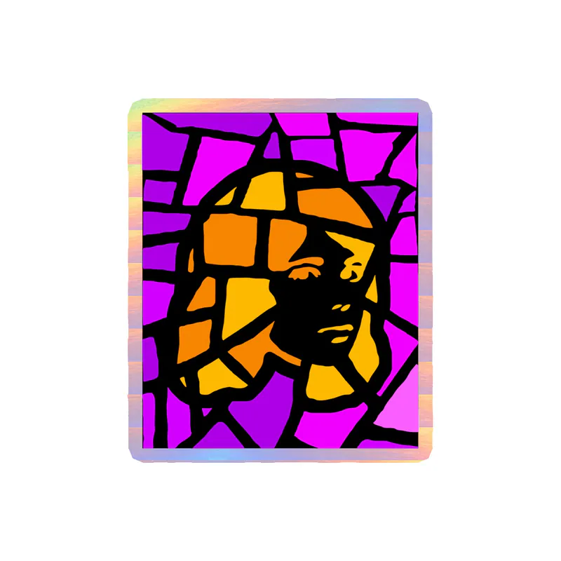 Tv Girl - Mosaic - Holographic Vinyl Sticker - Custom Size