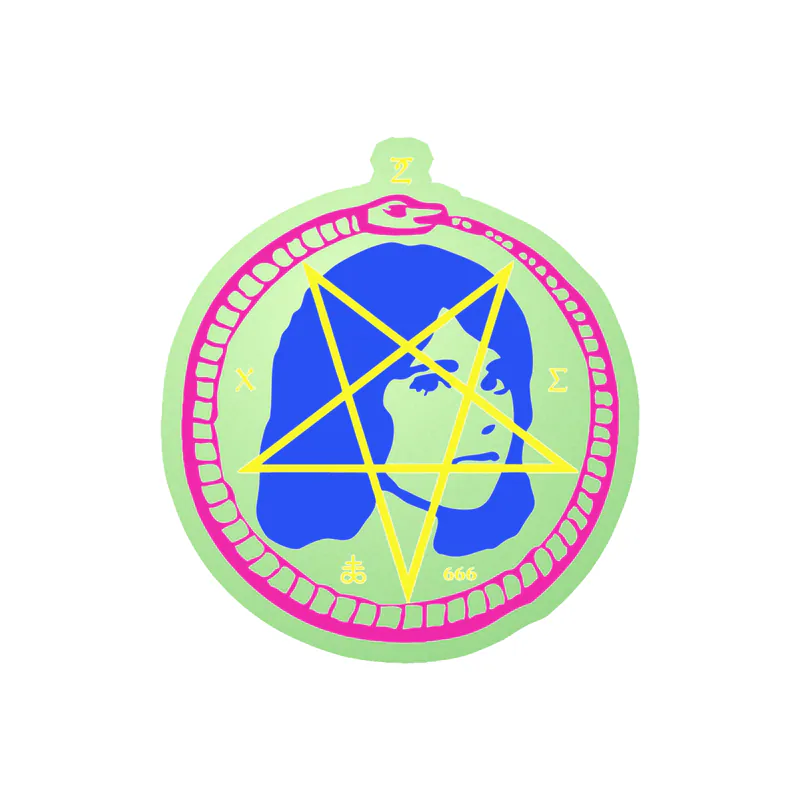 Tv Girl - Satan Girl - Glow in the Dark Vinyl Sticker - Custom Size