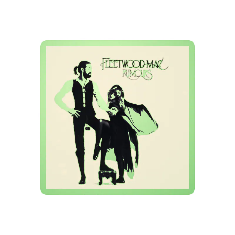 Fleetwood Mac - Rumors Album Cover - Glow in the Dark Vinyl Sticker - Custom Size