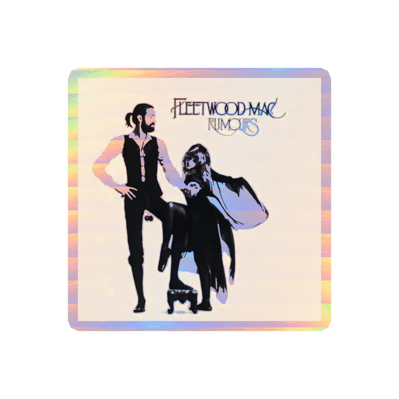 Fleetwood Mac - Rumors Album Cover - Holographic Vinyl Sticker - Custom Size