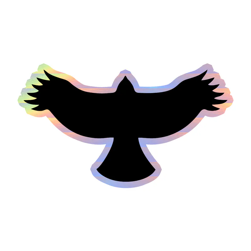 Foo Fighters - Taylor Hawkins Memorial Logo - Holographic Vinyl Sticker - Custom Size