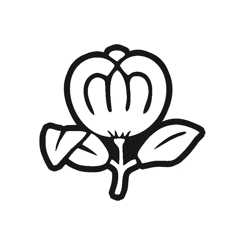 Fleetwood Mac - Flower - Carbon Fiber Vinyl Sticker - Custom Size