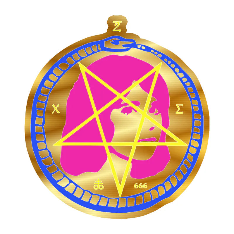 Tv Girl - Satan Girl 3 - Gold Chrome Vinyl Sticker - Custom Size