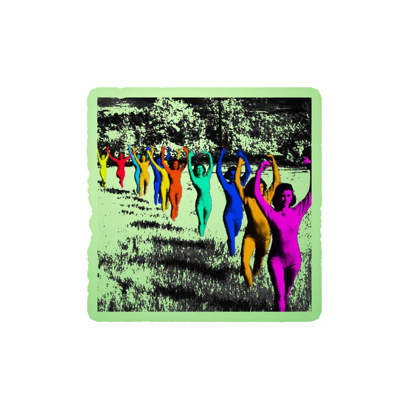 Tv Girl - Death Of A Party Girl Album Cover - Glow in the Dark Vinyl Sticker - Custom Size