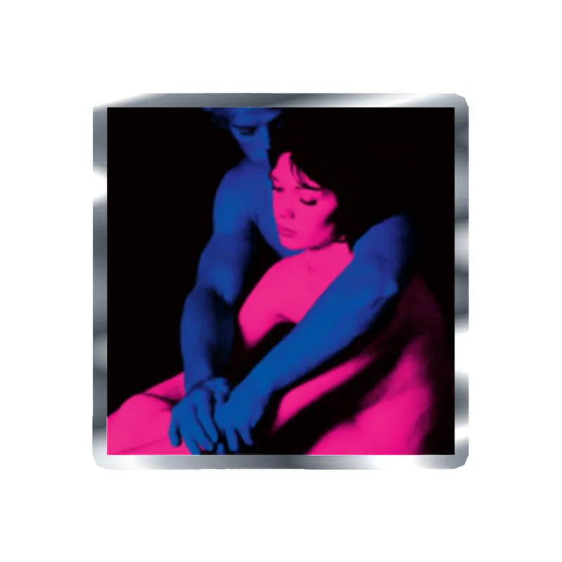 Tv Girl - Who Really Cares Album Cover - Silver Chrome Vinyl Sticker - Custom Size