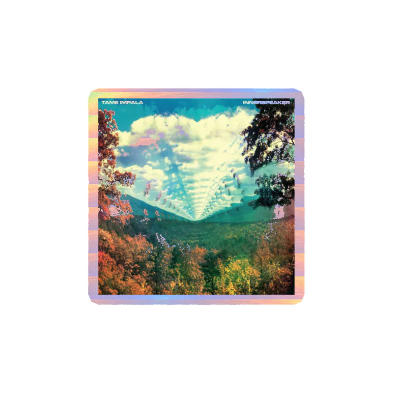 Tame Impala - InnerSpeaker Album Cover - Holographic Vinyl Sticker - Custom Size
