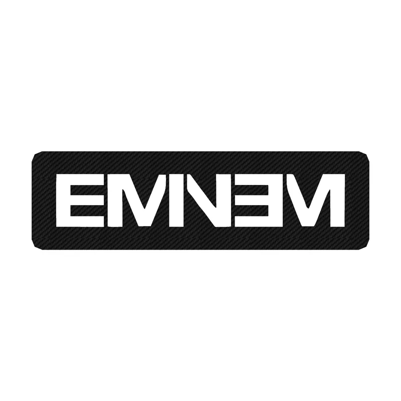 Eminem - The Death Of Slim Shady Album Cover - Carbon Fiber Vinyl Sticker - Custom Size