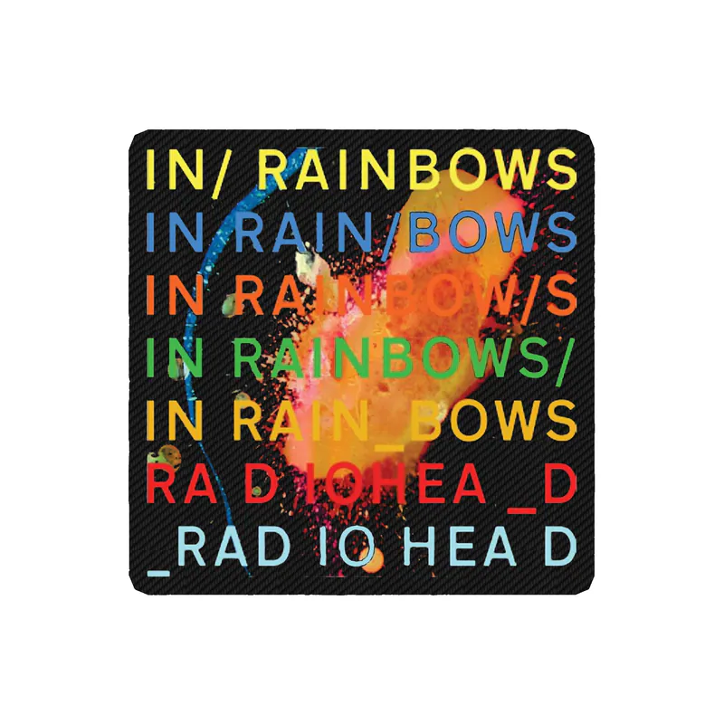 Radiohead - In Rainbows Album Cover - Carbon Fiber Vinyl Sticker - Custom Size
