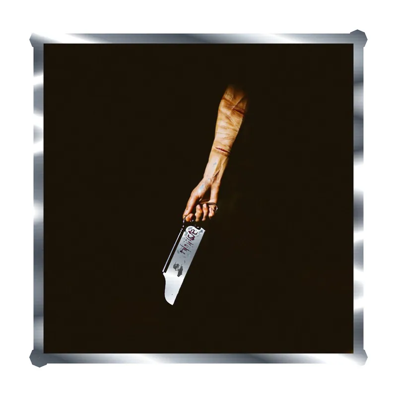 Ghostemane Album Cover Silver Chrome Vinyl Decal - Custom Size