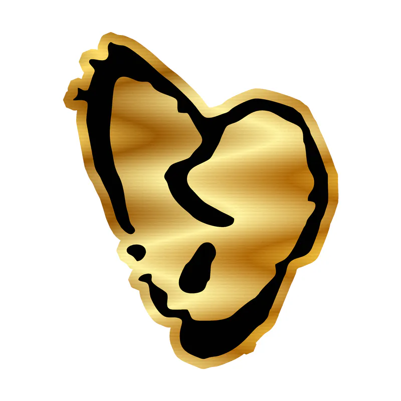xxxtentacion Gold Chrome Vinyl Decal - Custom Size