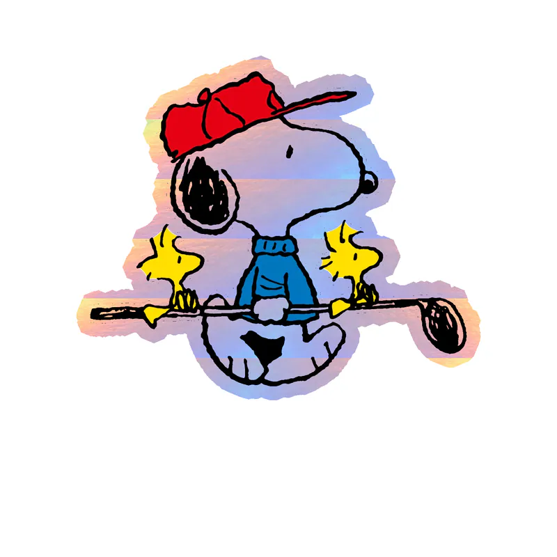 Snoopy Holographic Vinyl Decal