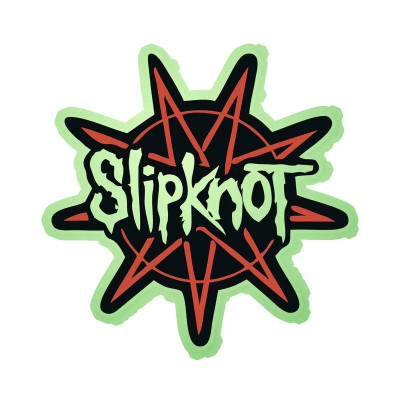 Slipknot Glow in the Dark Vinyl Decal - Custom Size