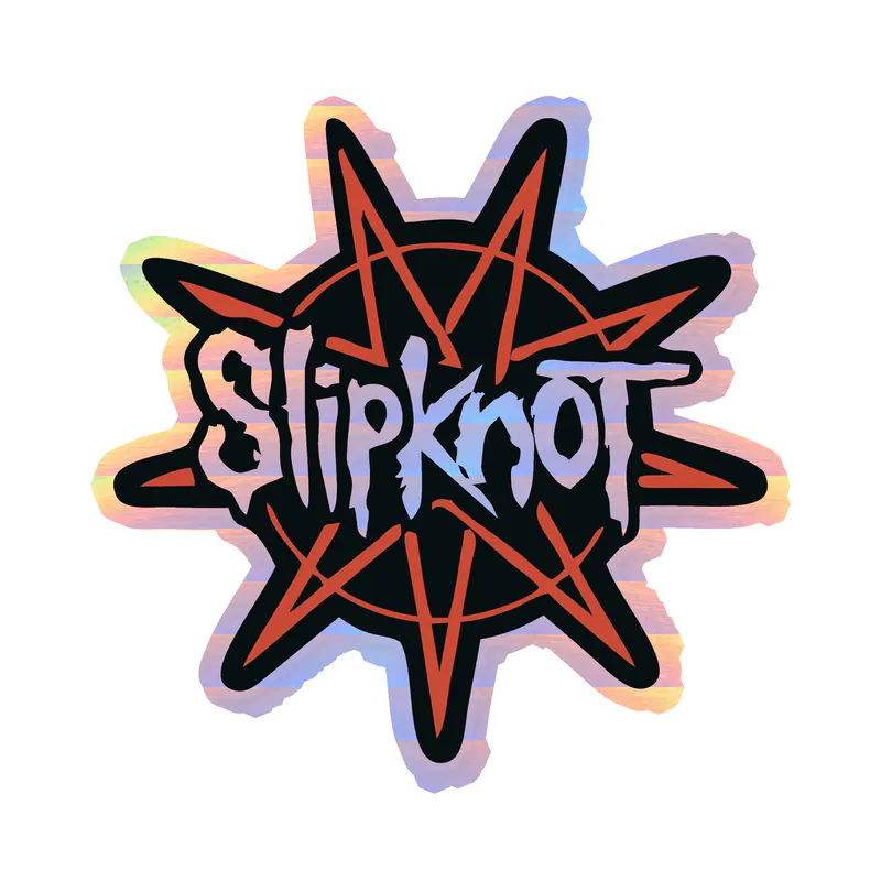 Slipknot Holographic Vinyl Decal - Custom Size