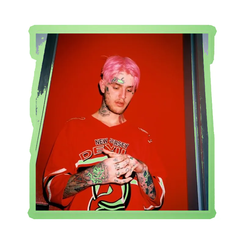 Lil Peep Album Cover Glow in the Dark Vinyl Decal - Custom Size