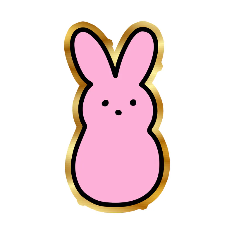 Lil Peep Gold Chrome Vinyl Decal - Custom Size