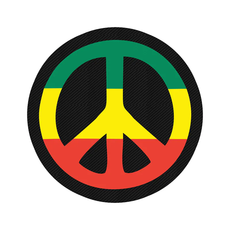 Bob Marley Carbon Fiber Vinyl Decal - Custom Size