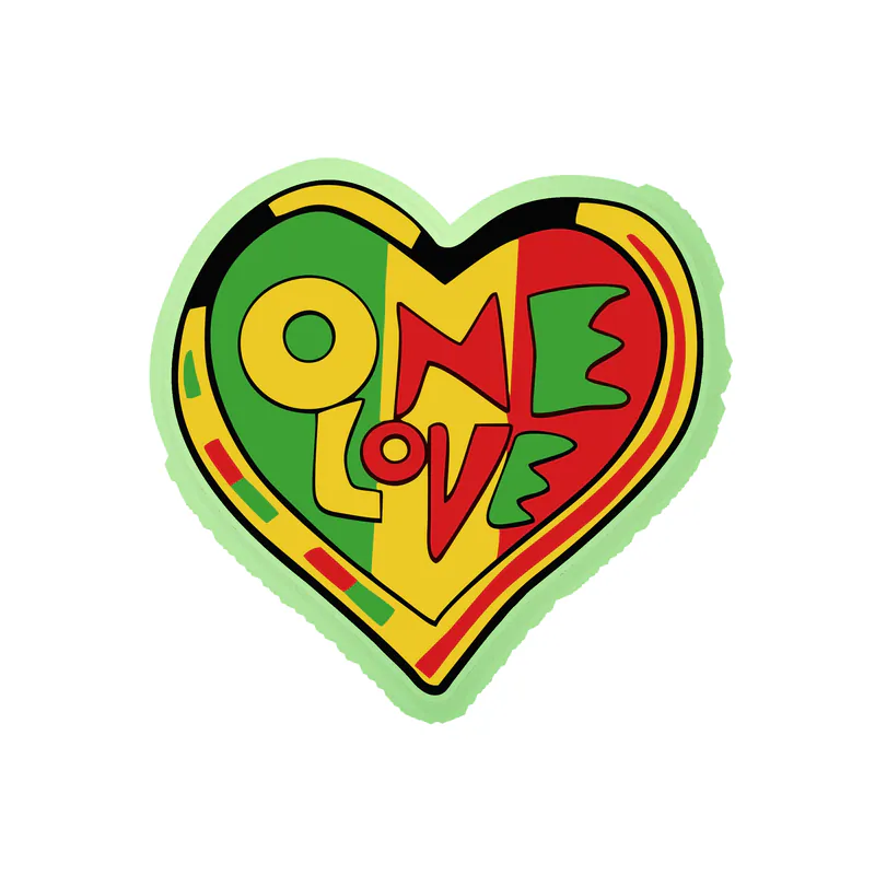 Bob Marley Glow in the Dark Vinyl Decal - Custom Size