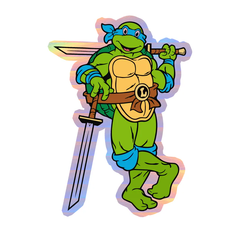 Teenage Mutant Ninja Turtles Holographic Vinyl Decal