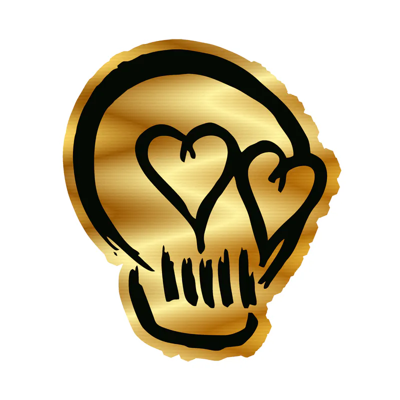 5 Seconds Of Summer Gold Chrome Vinyl Decal - Custom Size