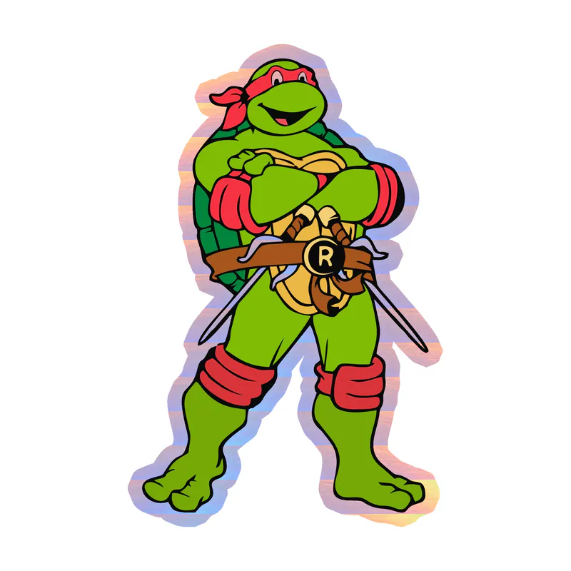 Teenage Mutant Ninja Turtles Holographic Vinyl Decal