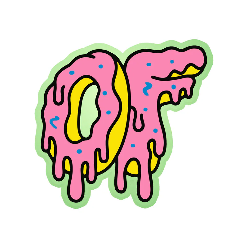 Odd Future Glow in the Dark Vinyl Decal - Custom Size