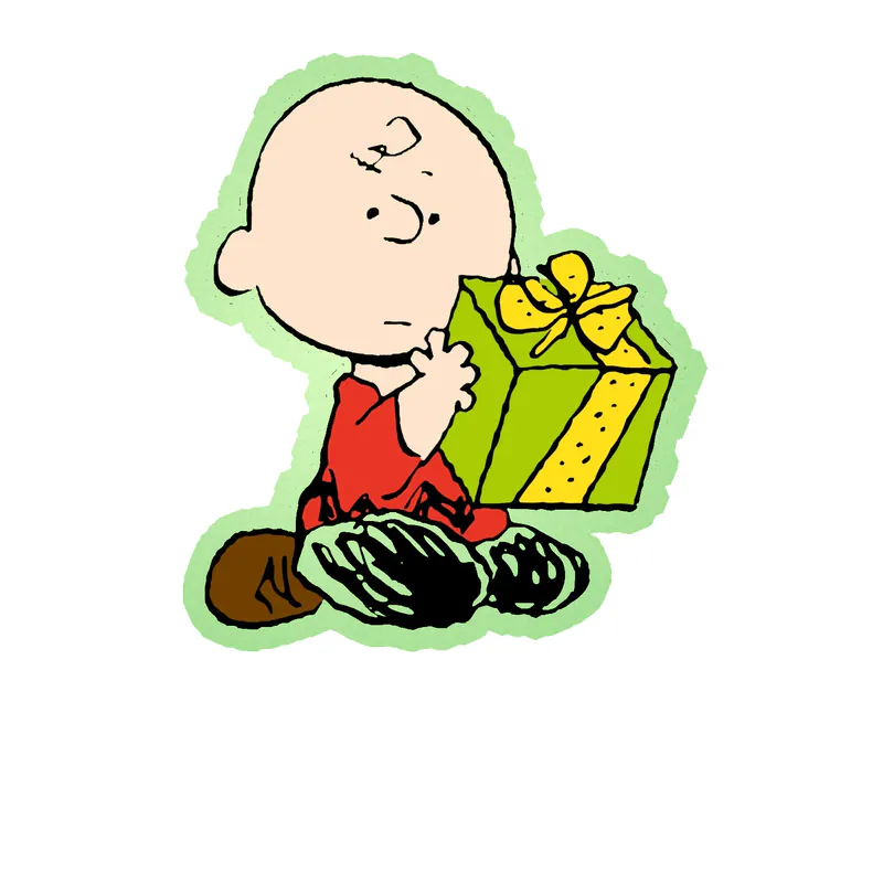 Snoopy - Charlie Brown Glow in the Dark Vinyl Decal