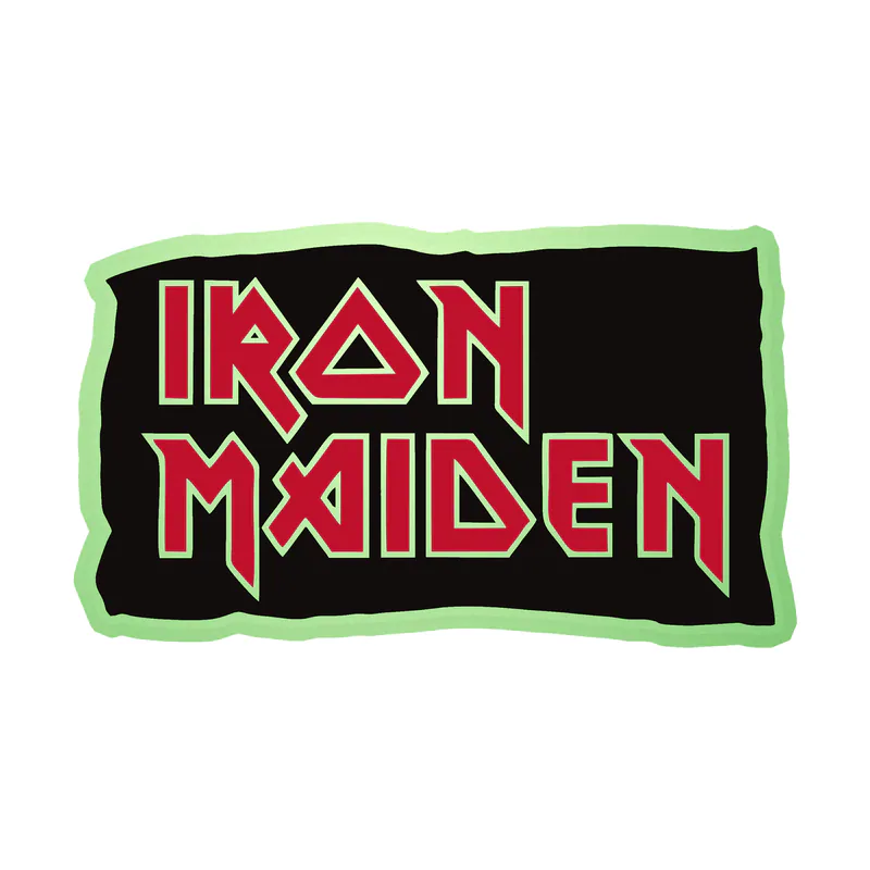 Iron Maiden Glow in the Dark Vinyl Decal - Custom Size