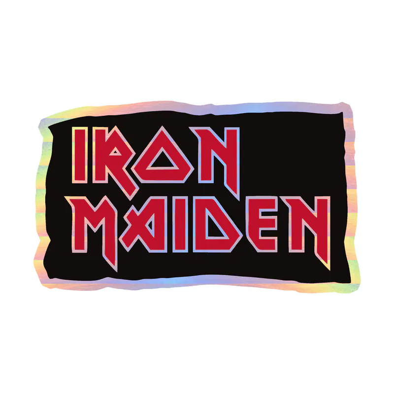 Iron Maiden Holographic Vinyl Decal - Custom Size