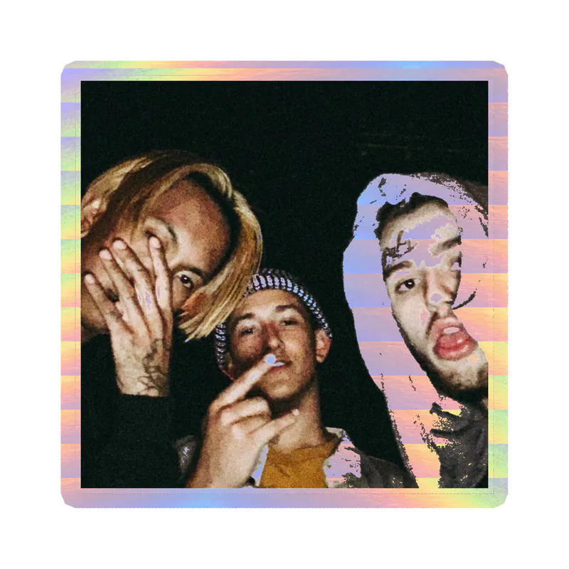 Lil Peep Album Cover Holographic Vinyl Decal - Custom Size