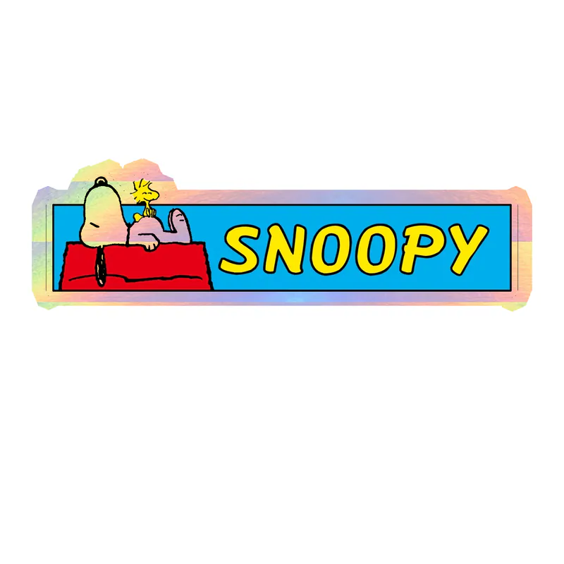 Snoopy Holographic Vinyl Decal