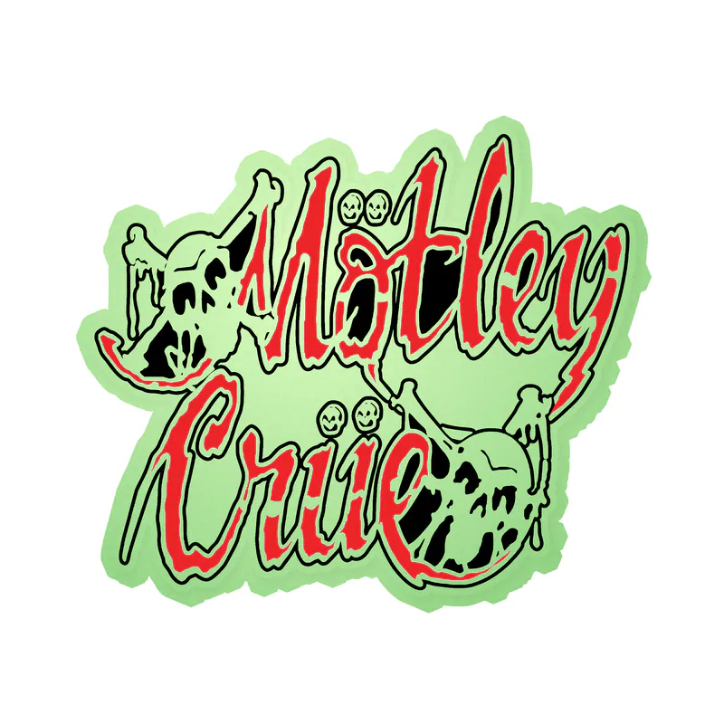 Motley Crue Glow in the Dark Vinyl Decal - Custom Size