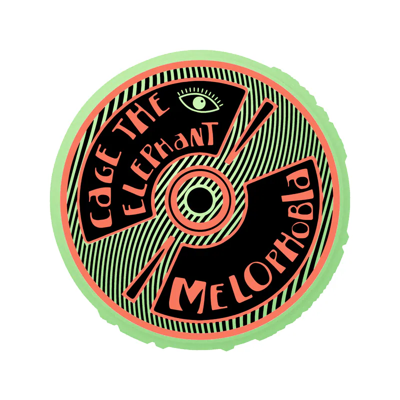 Cage The Elephant Glow in the Dark Vinyl Decal - Custom Size