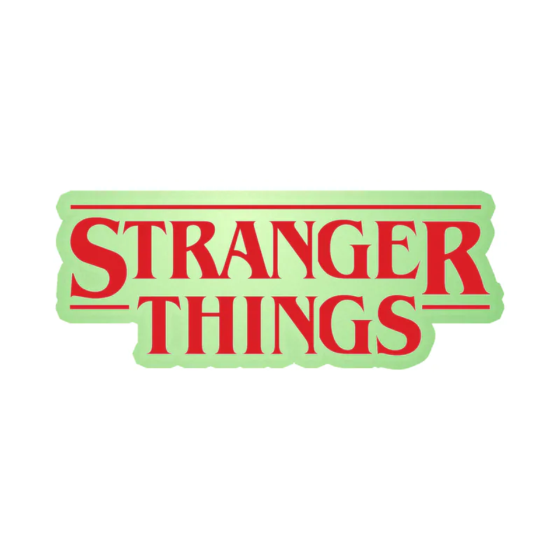 Stranger Things Glow in the Dark Vinyl Decal
