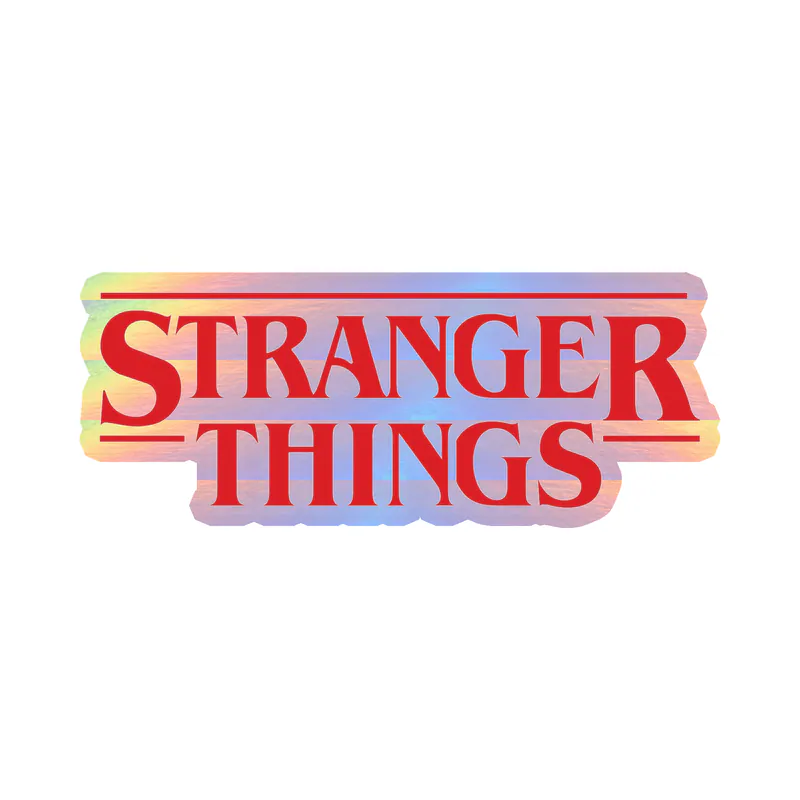 Stranger Things Holographic Vinyl Decal