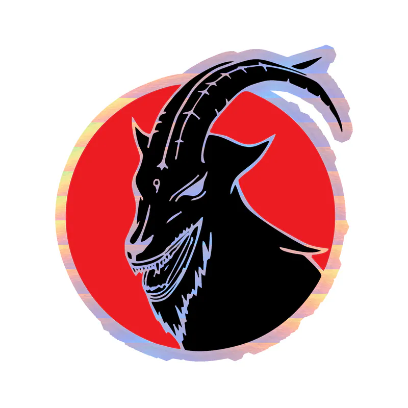 Slipknot Holographic Vinyl Decal - Custom Size