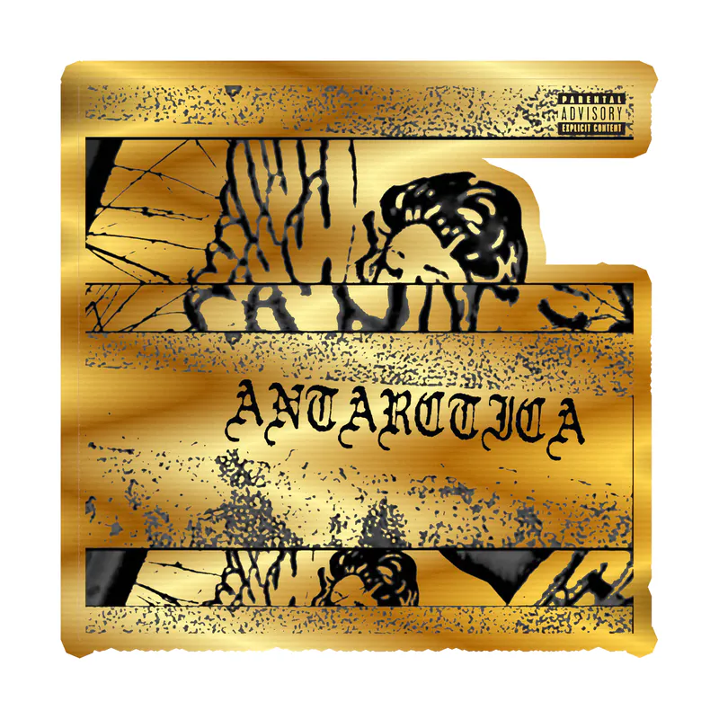 SuicideBoys Album Cover Gold Chrome Vinyl Decal - Custom Size