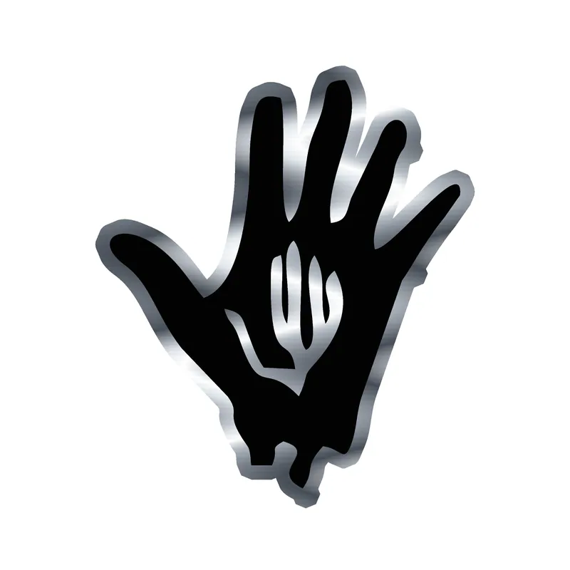 My Chemical Romance Silver Chrome Vinyl Decal - Custom Size