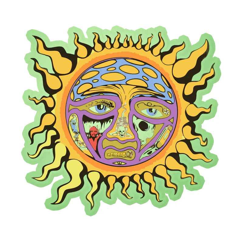 Sublime Glow in the Dark Vinyl Decal