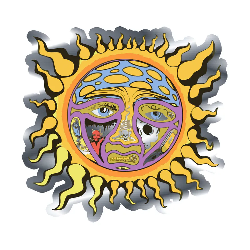 Sublime Silver Chrome Vinyl Decal
