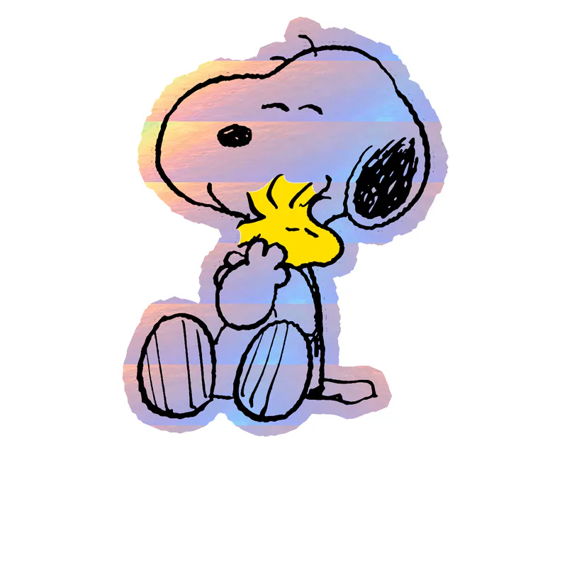 Snoopy Holographic Vinyl Decal