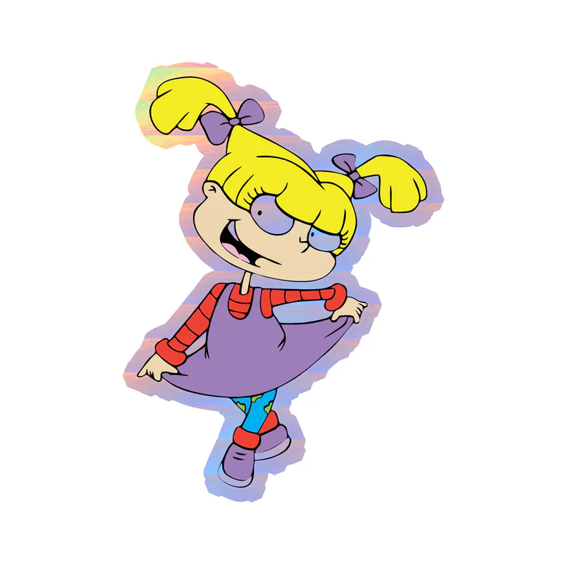 Rugrats - Angelica - Holographic Vinyl Sticker - Custom Size