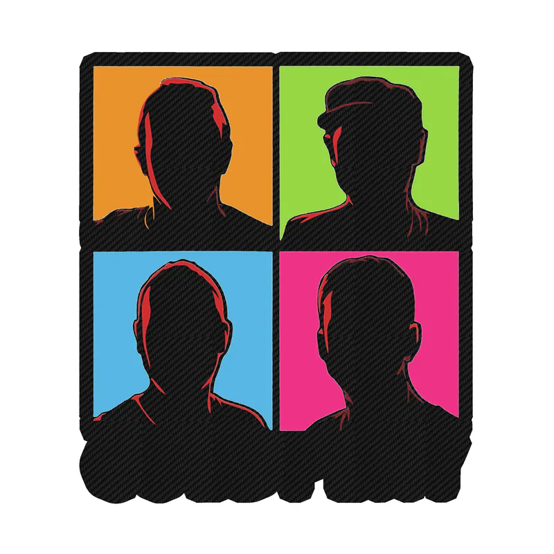 Coldplay Carbon Fiber Vinyl Decal - Custom Size